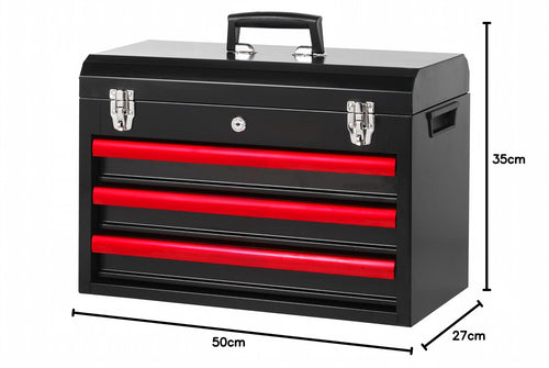 408-Piece Mechanics Tool Set, Chrome Vanadium Forged Tools, 3-Drawer Heavy Duty Metal Box