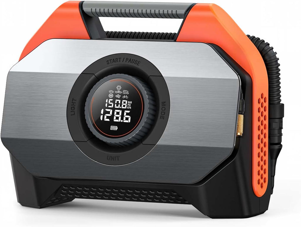 VORTEX S6 Tire Inflator Portable Air Compressor, Cordless Air Pump